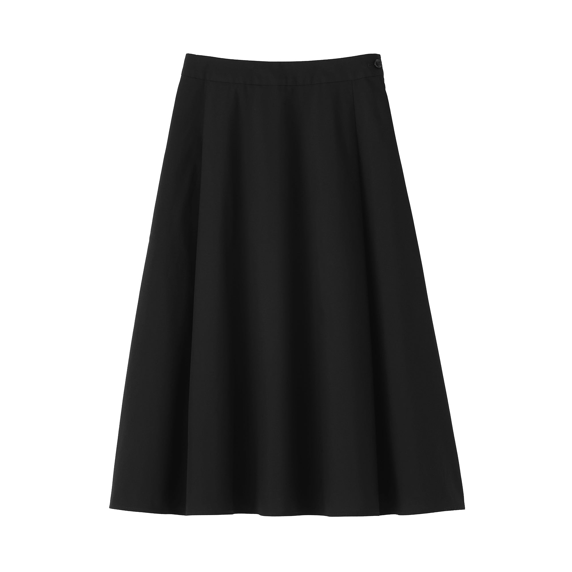 Broadcloth Flared Skirt
