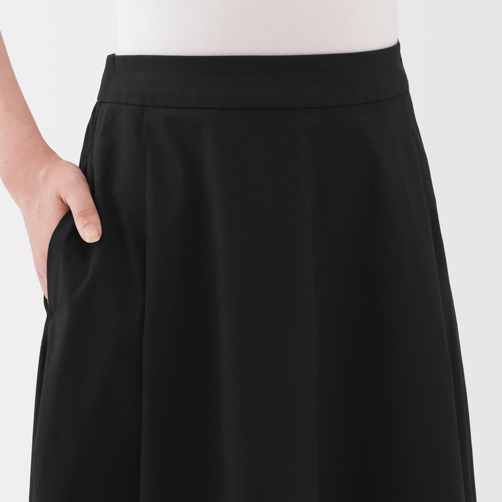 Broadcloth Flared Skirt