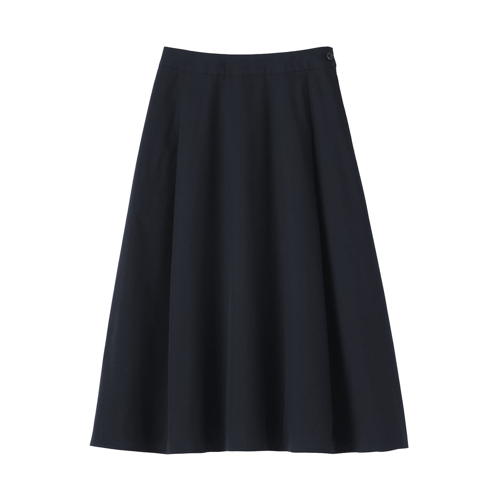 Broadcloth Flared Skirt