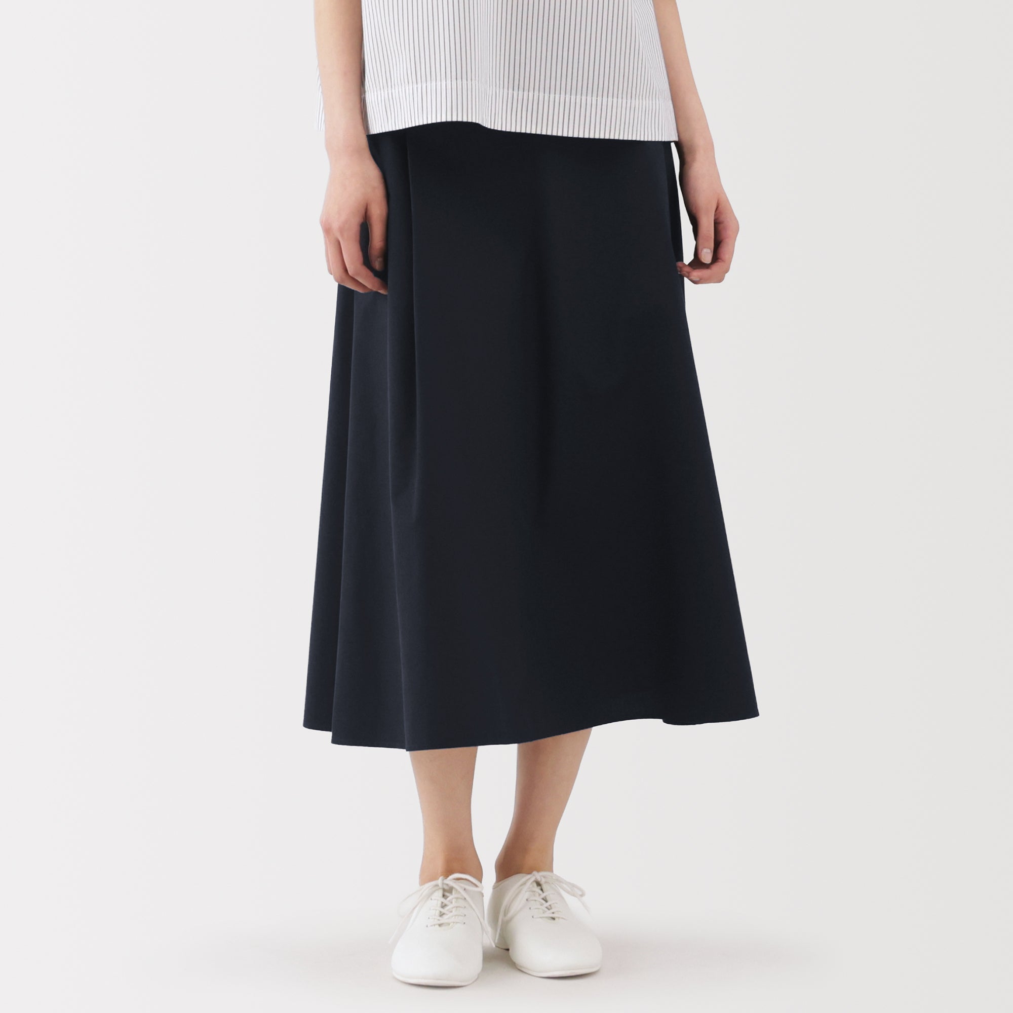 Broadcloth Flared Skirt