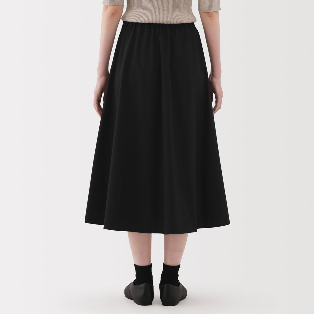 Broadcloth Flared Skirt