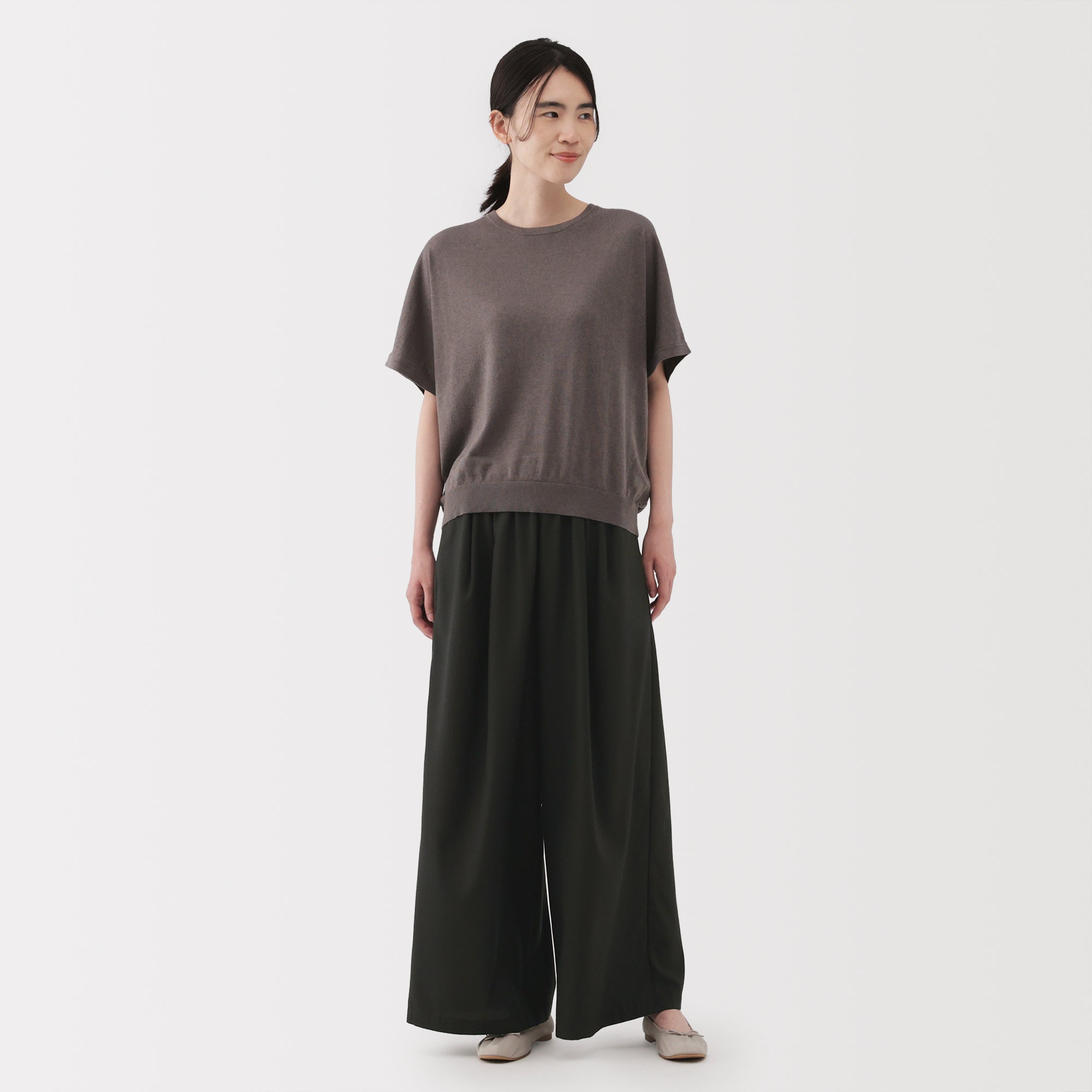 Lyocell Blend Easy Pants