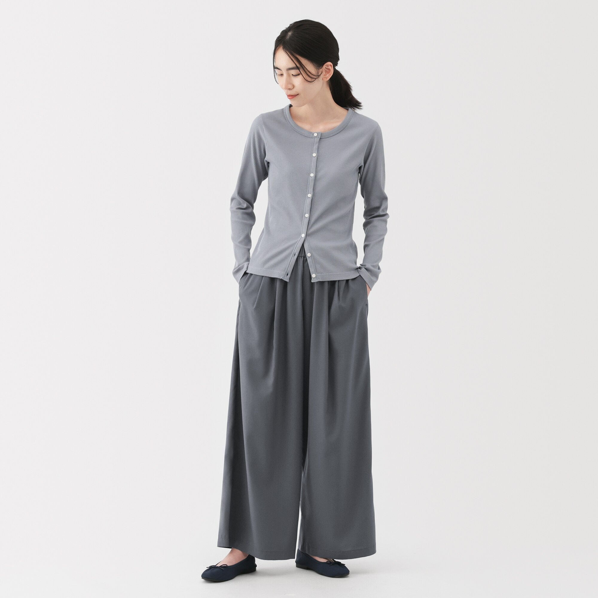 Lyocell Blend Easy Pants
