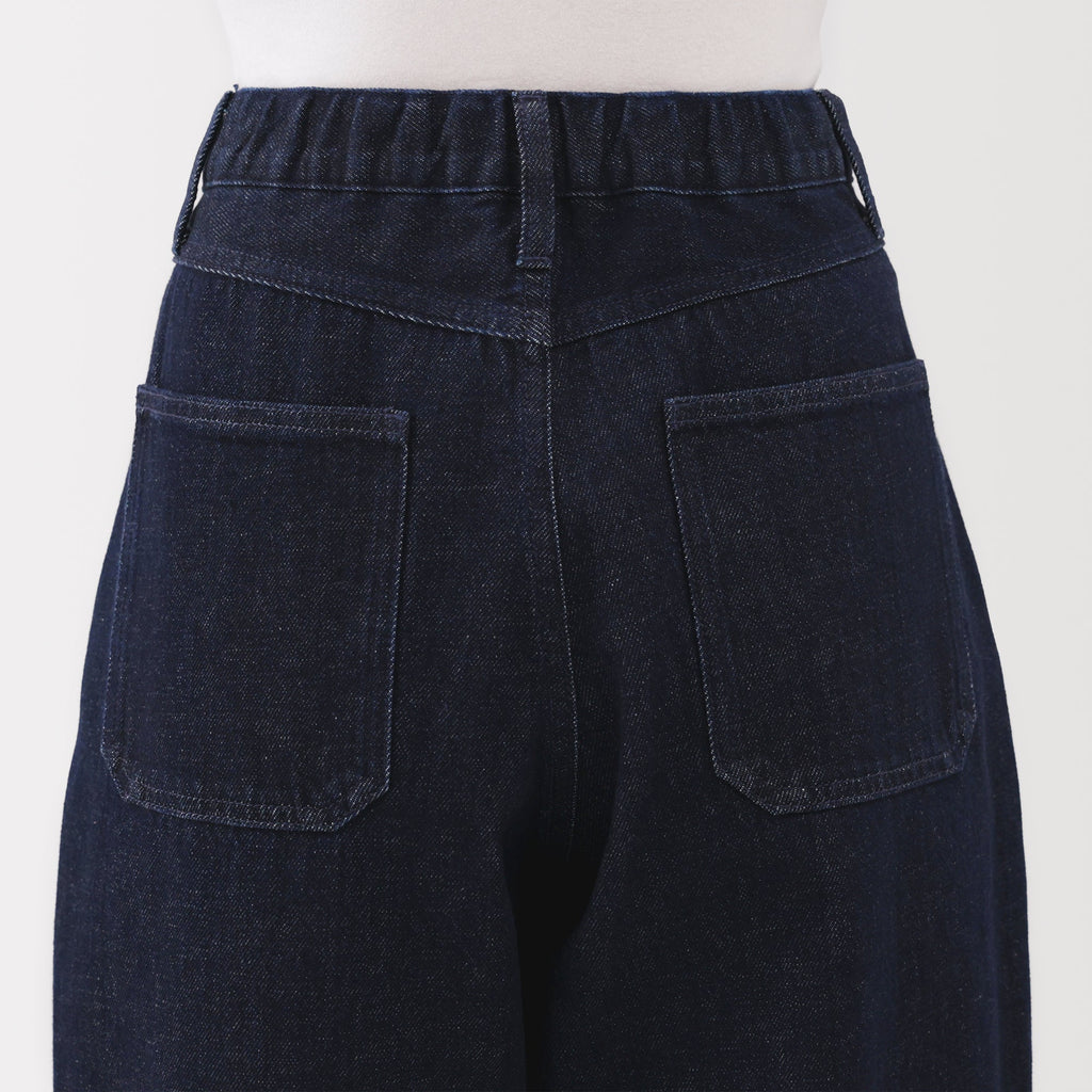 Kapok Blend Denim Barrel Pants