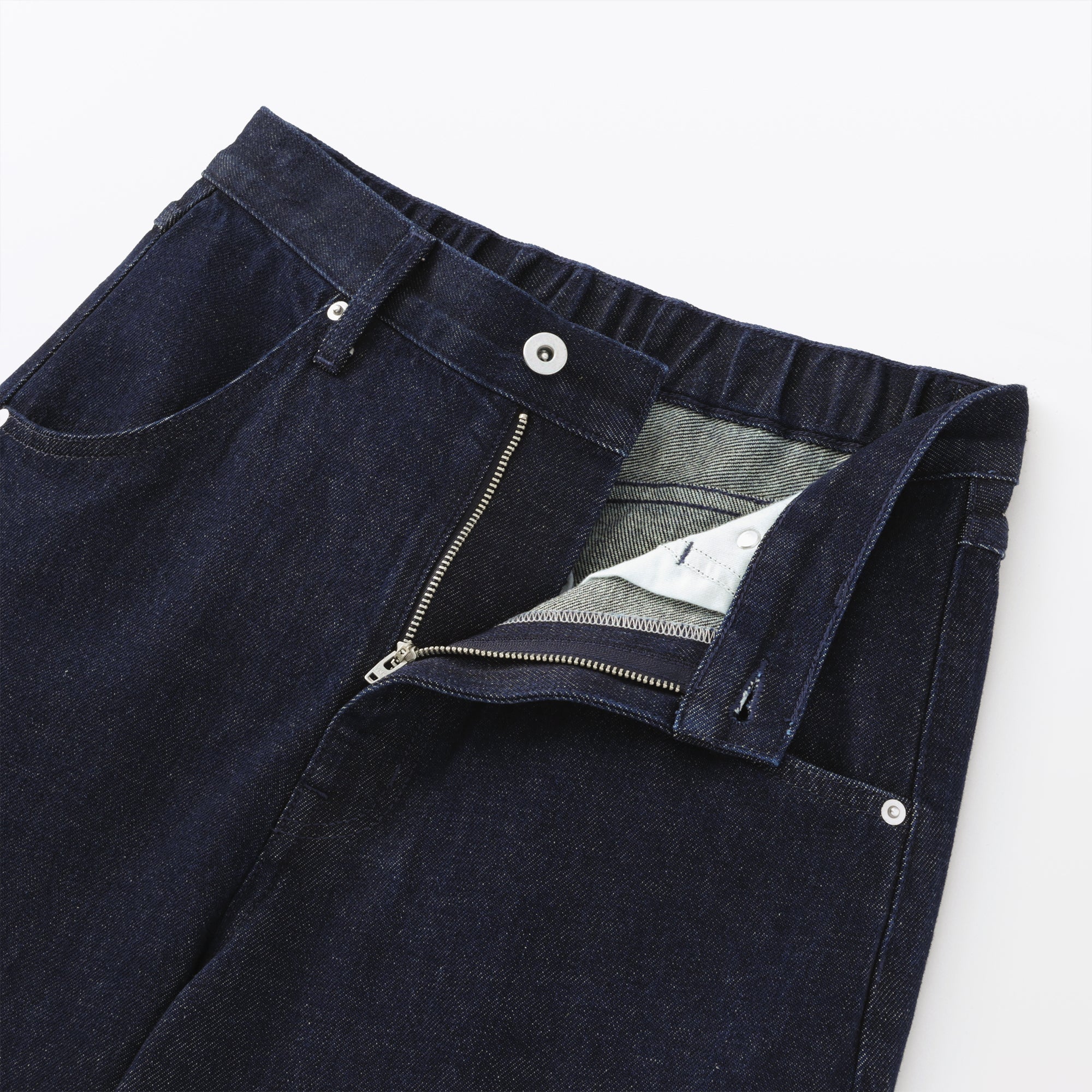 Kapok Blend Denim Barrel Pants