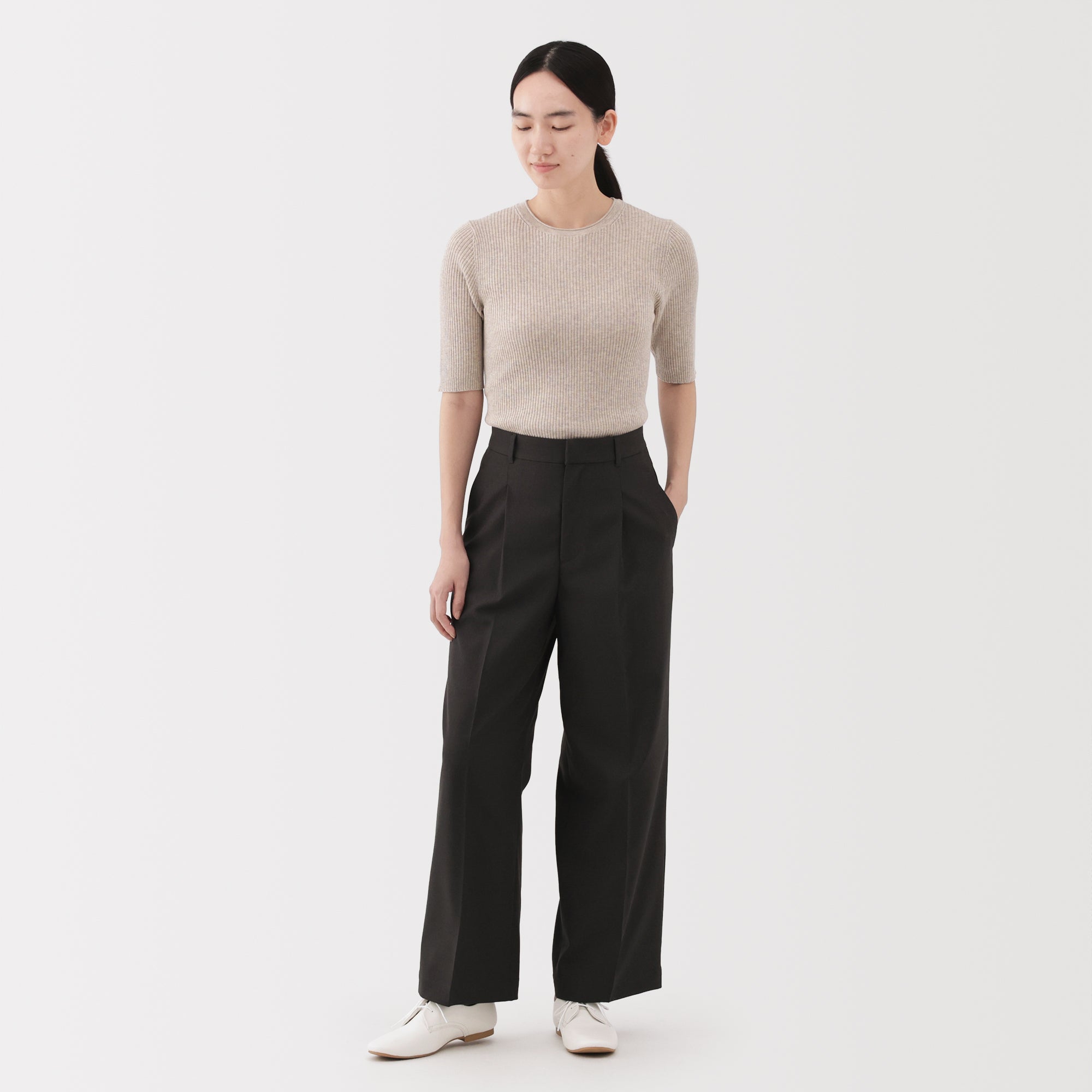 Water Repellent Straight Pants