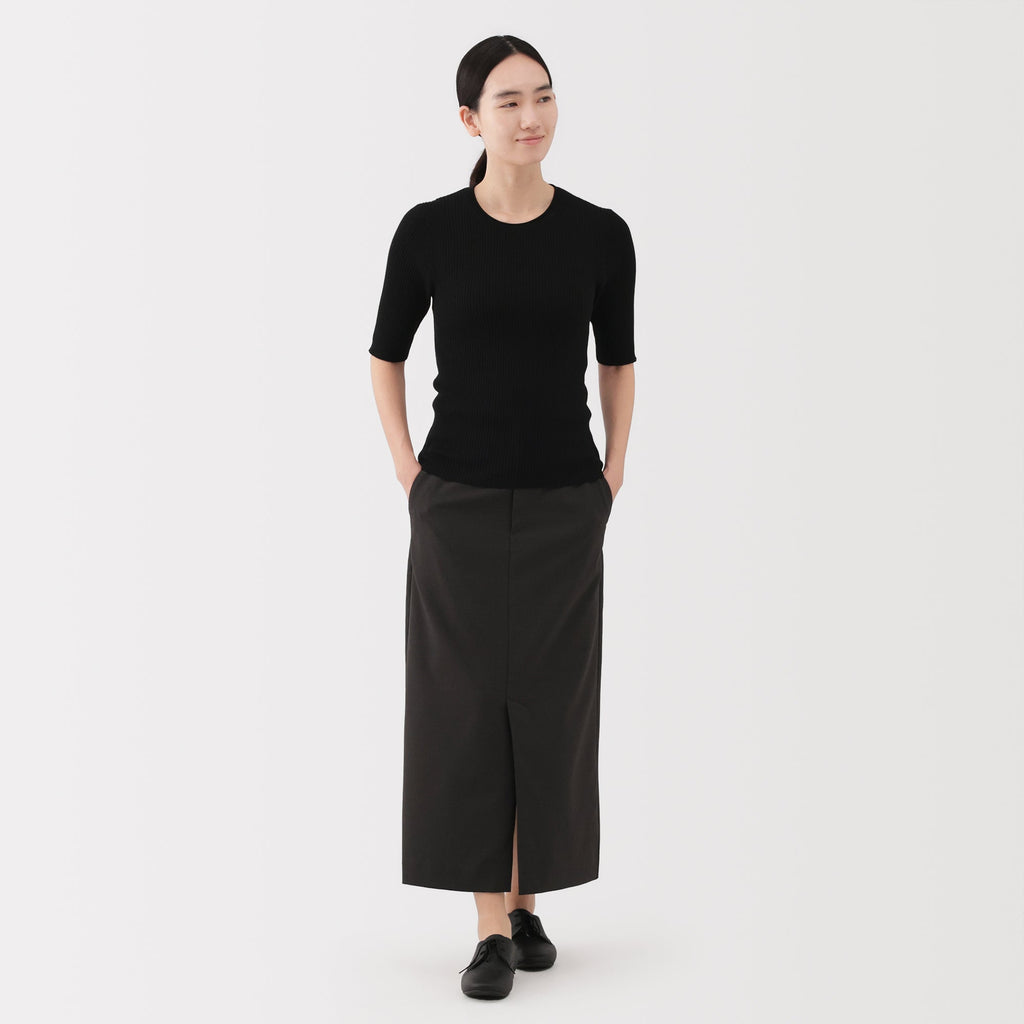 Water Repellent Straight Skirt
