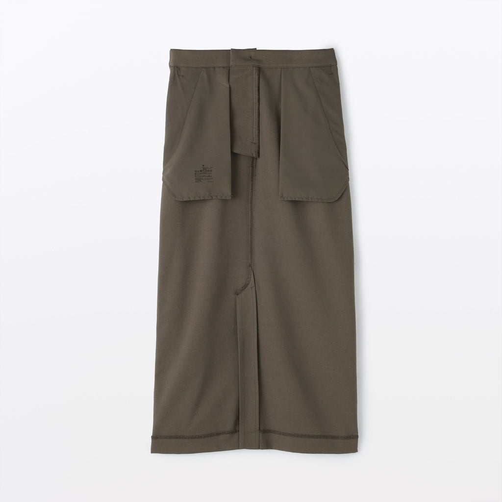 Water Repellent Straight Skirt