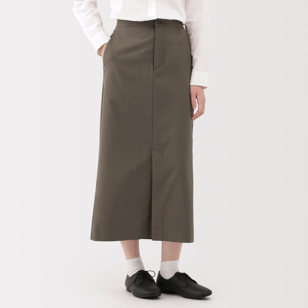 Water Repellent Straight Skirt