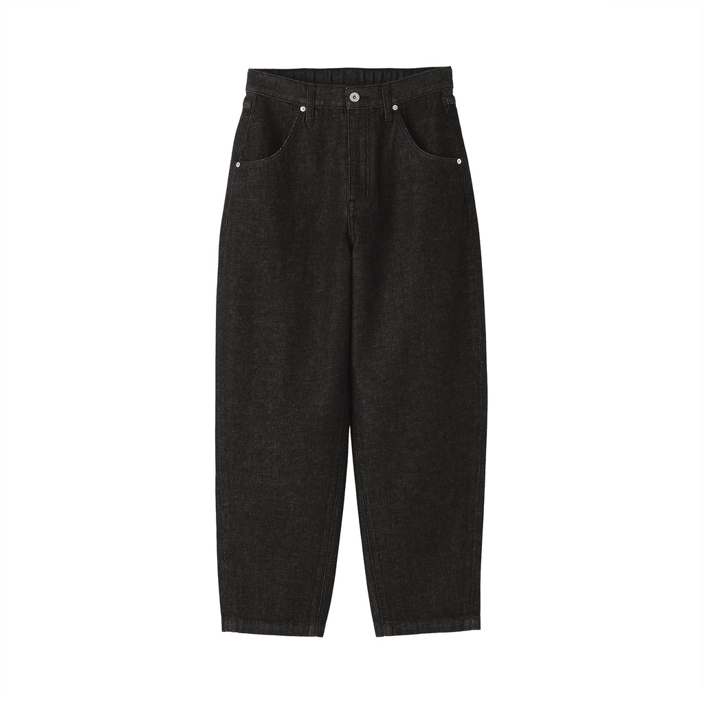 Kapok Blend Denim Barrel Pants