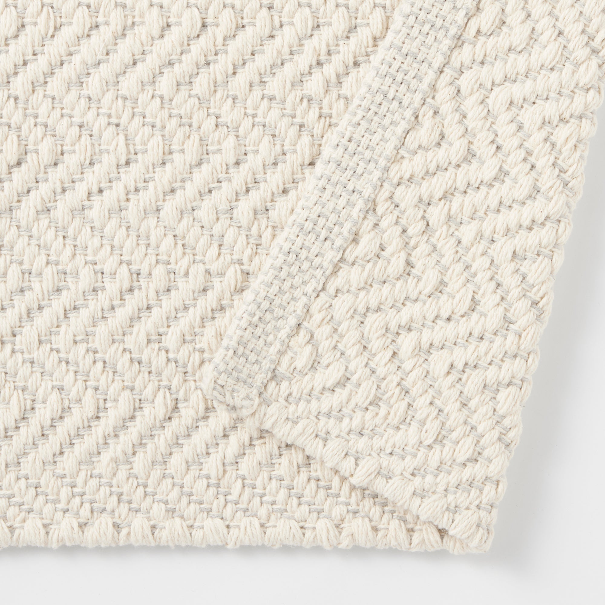Cotton Hand Woven Floor Rug W55.1 x L76.8