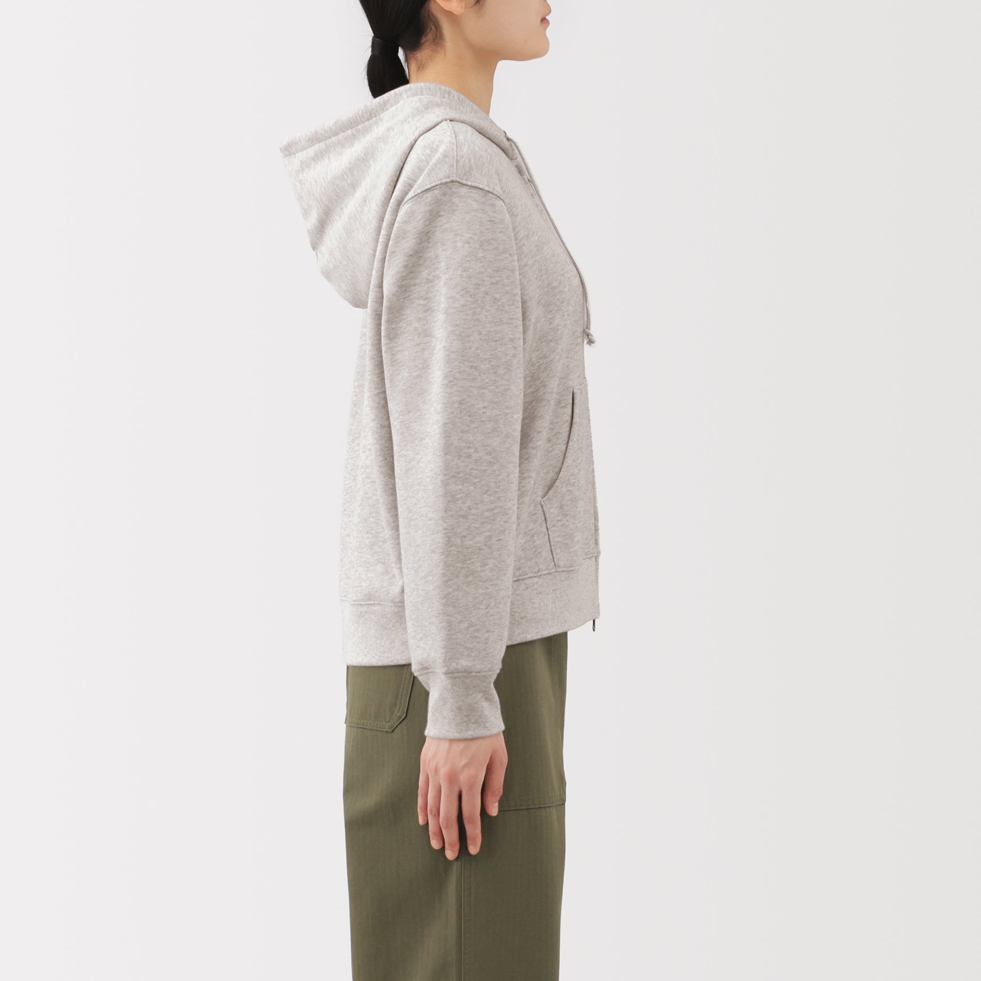 French Terry Zip-Up Hoodie