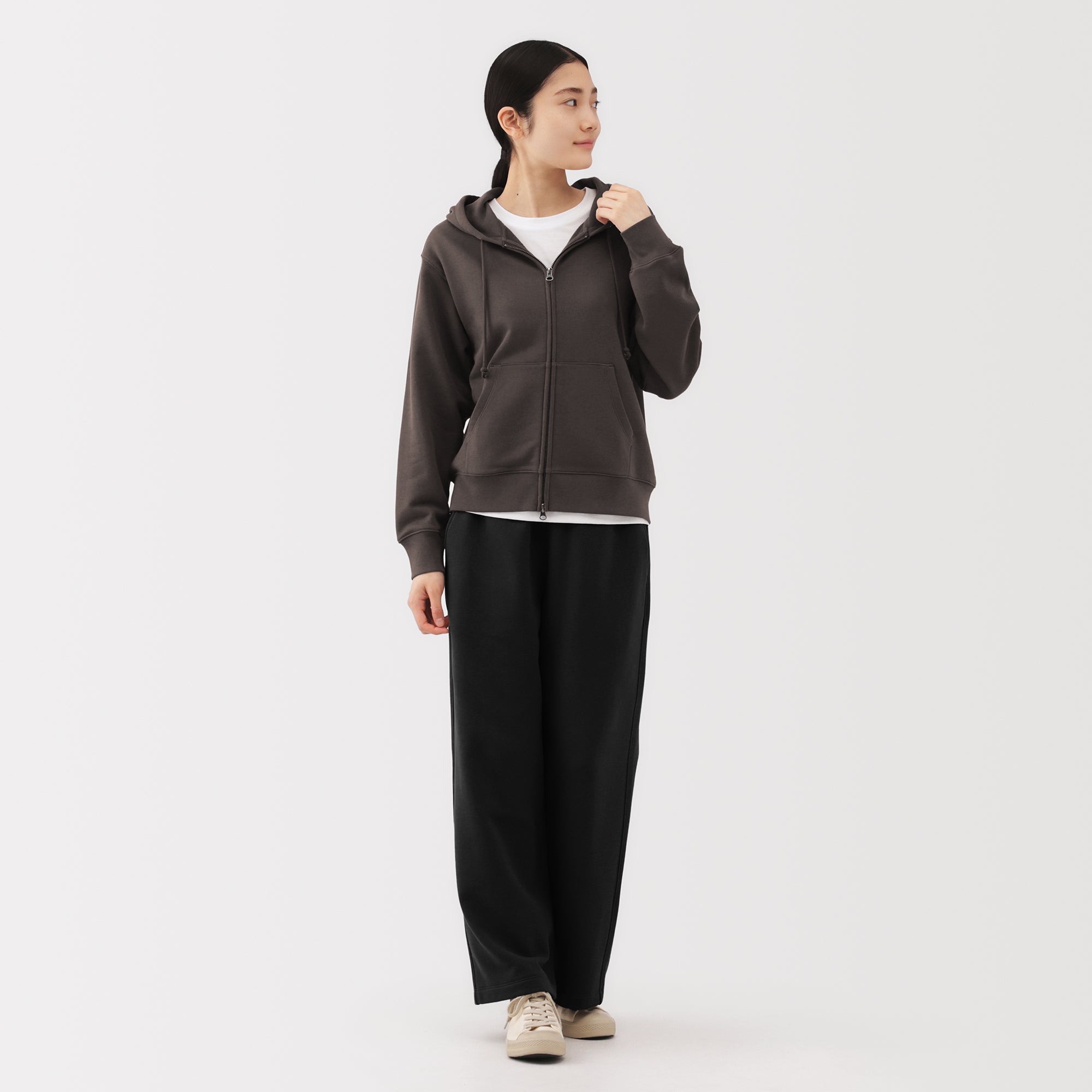 French Terry Zip-Up Hoodie