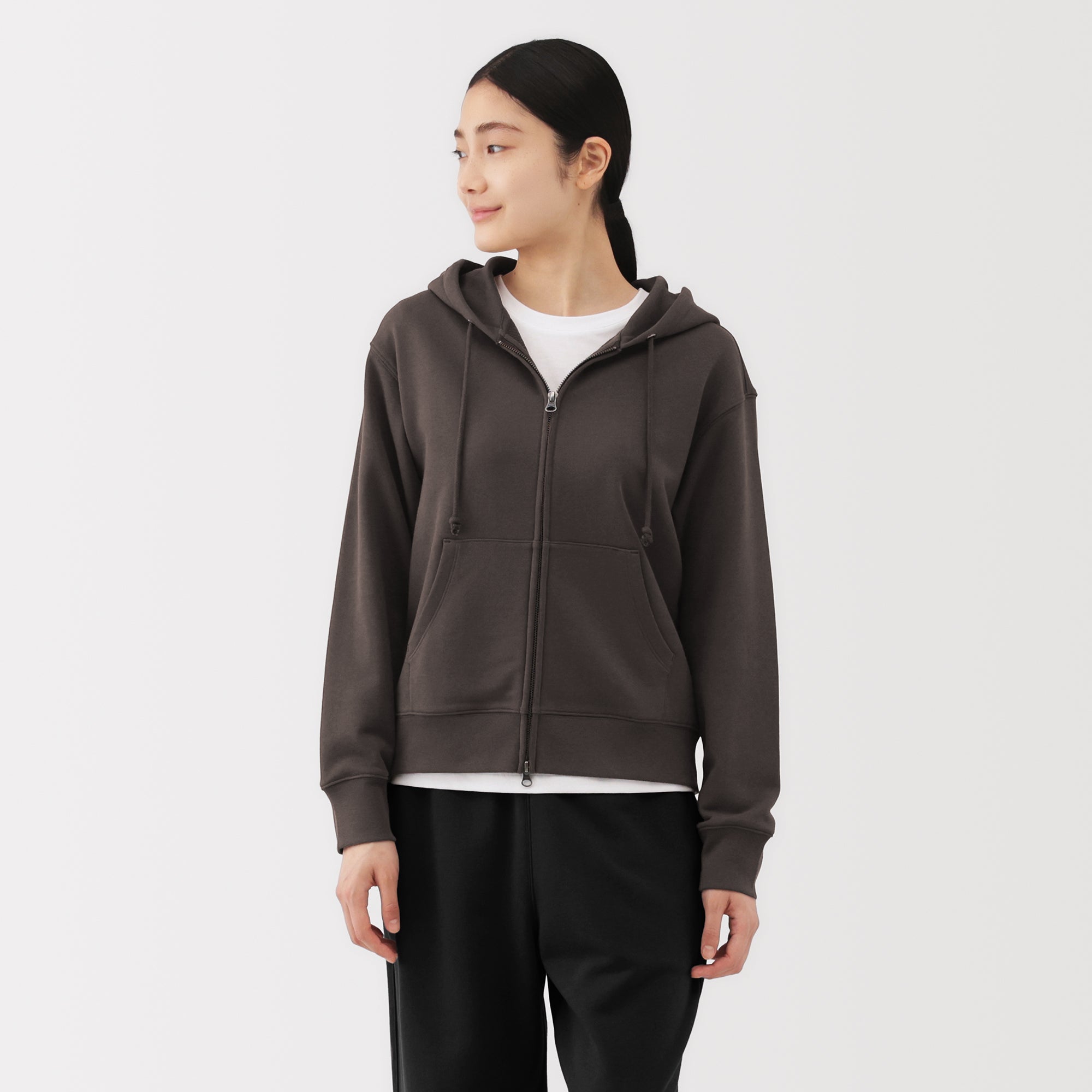 French Terry Zip-Up Hoodie