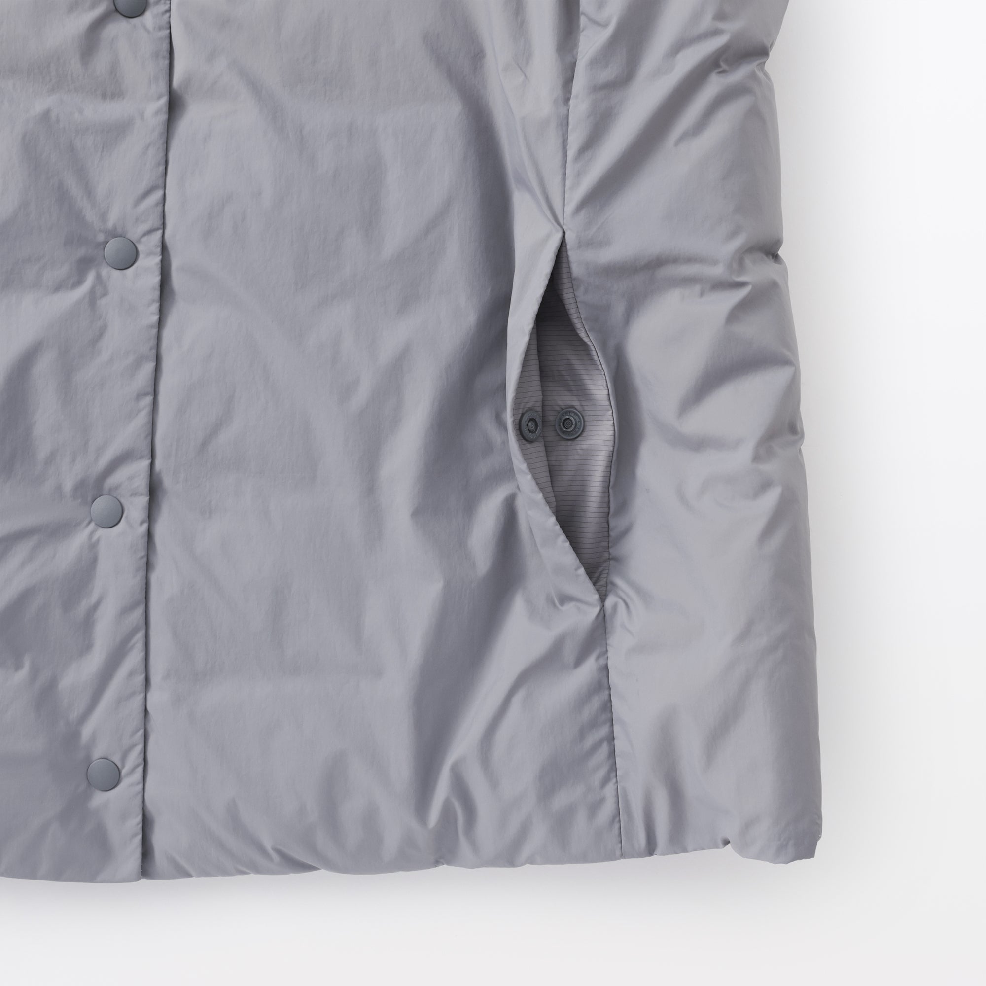 Lightweight Down Collarless Vest