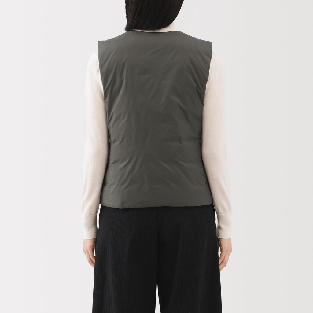 Lightweight Down Collarless Vest