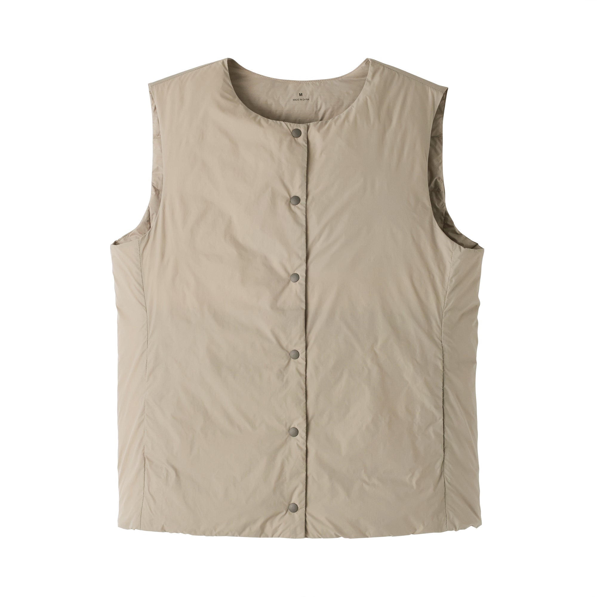 Lightweight Down Collarless Vest