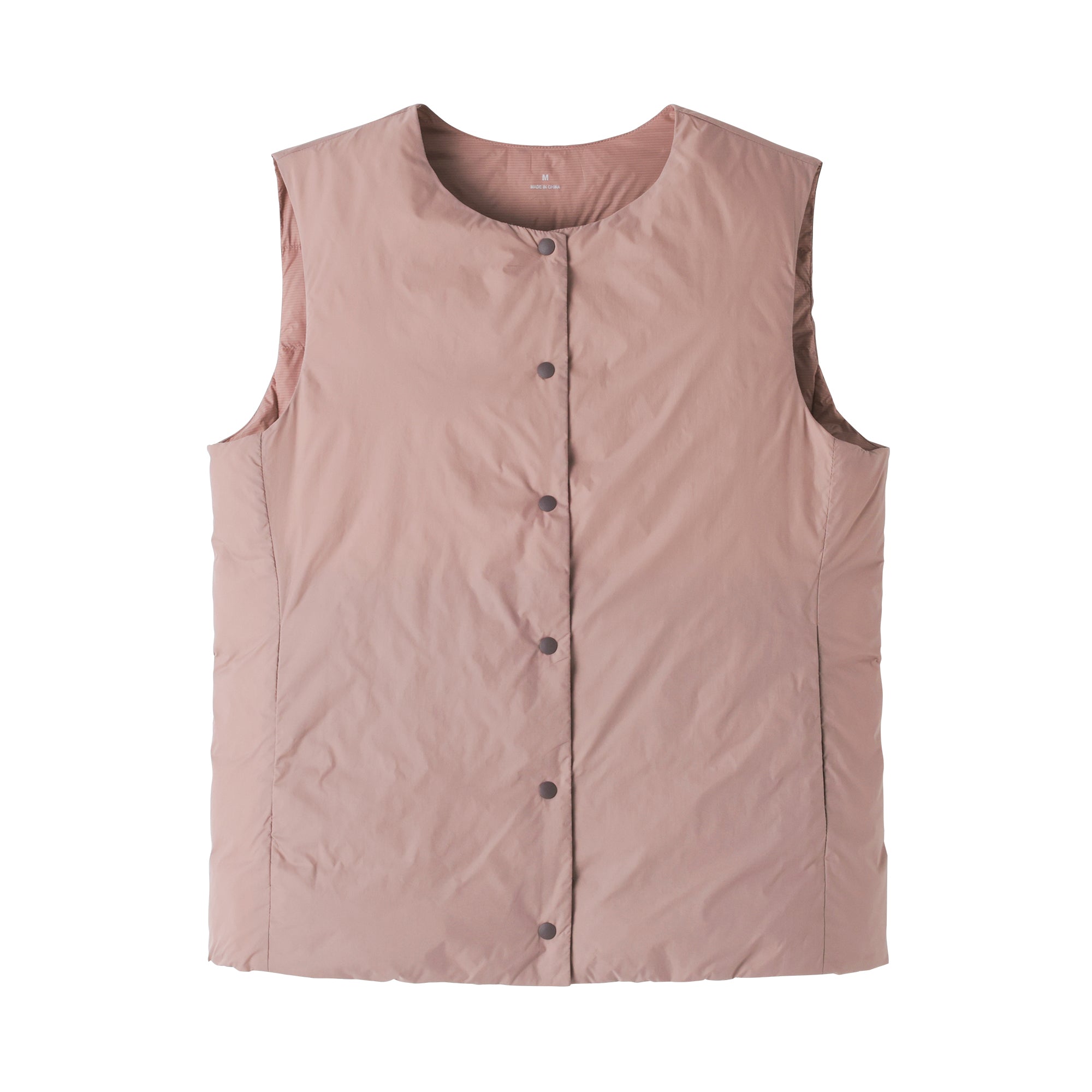Lightweight Down Collarless Vest
