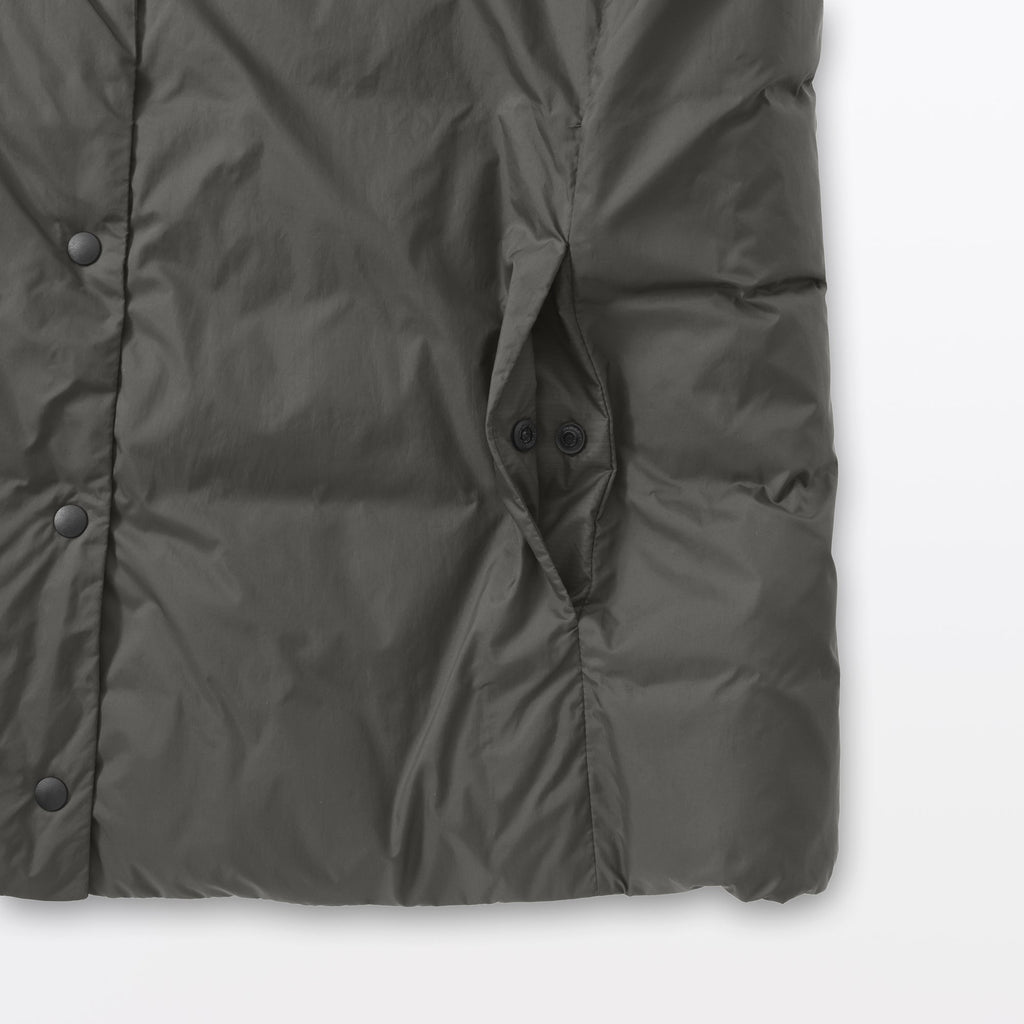 Lightweight Down Collarless Vest