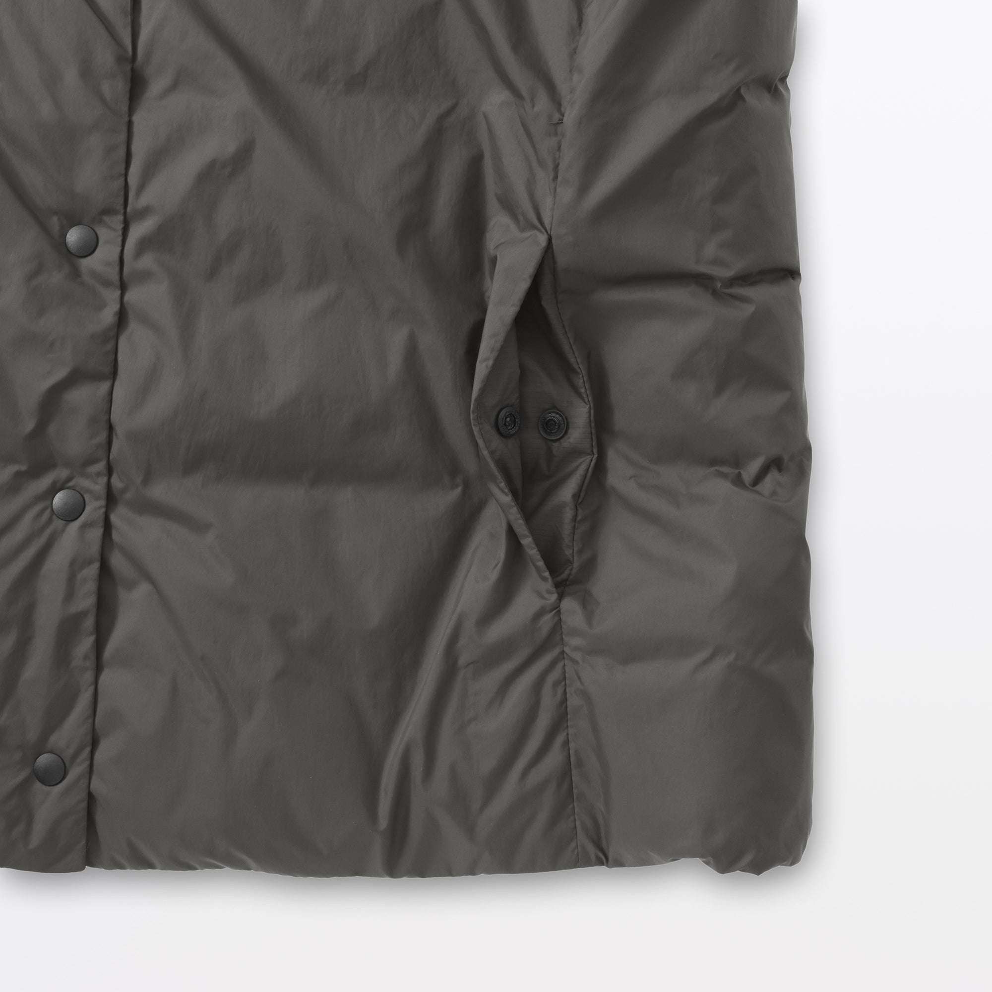 Lightweight Down Collarless Vest