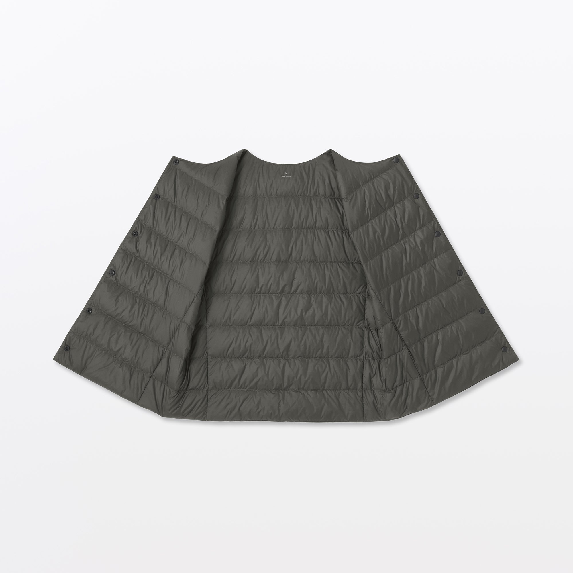 Lightweight Down Collarless Vest