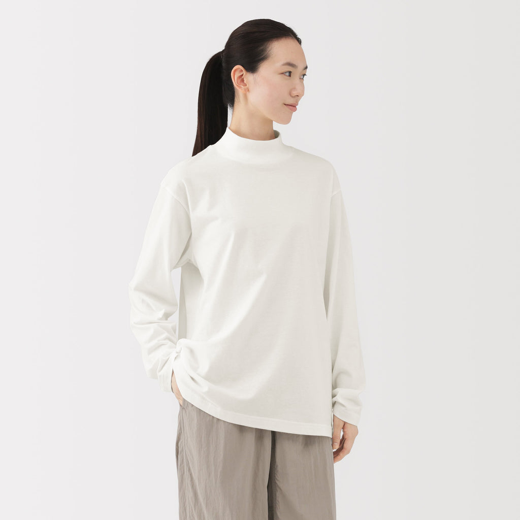 Brushed High Neck T-Shirt