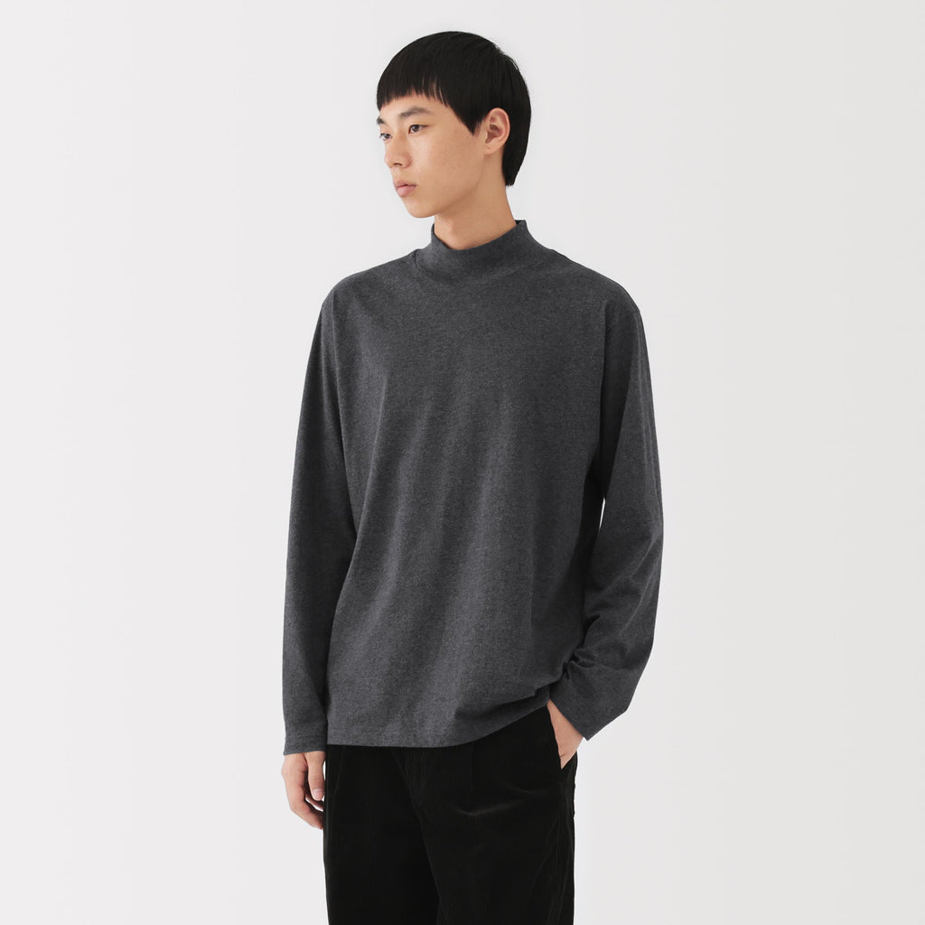 Brushed High Neck T-Shirt