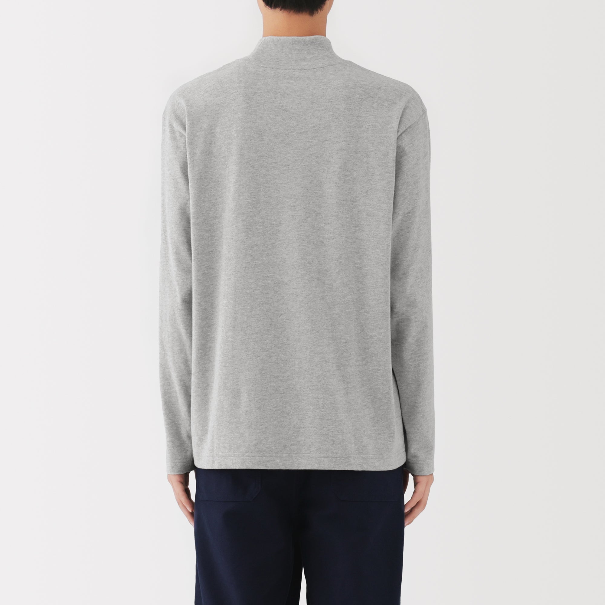 Brushed High Neck T-Shirt