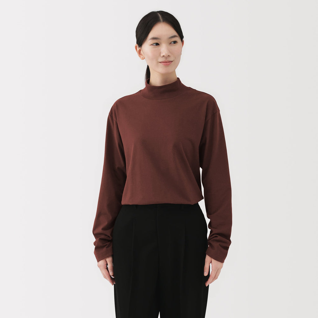 Brushed High Neck T-Shirt