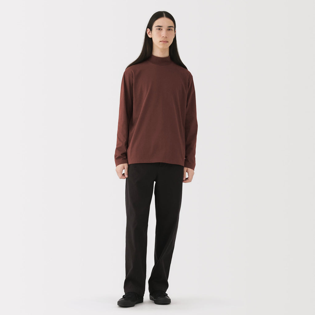 Brushed High Neck T-Shirt