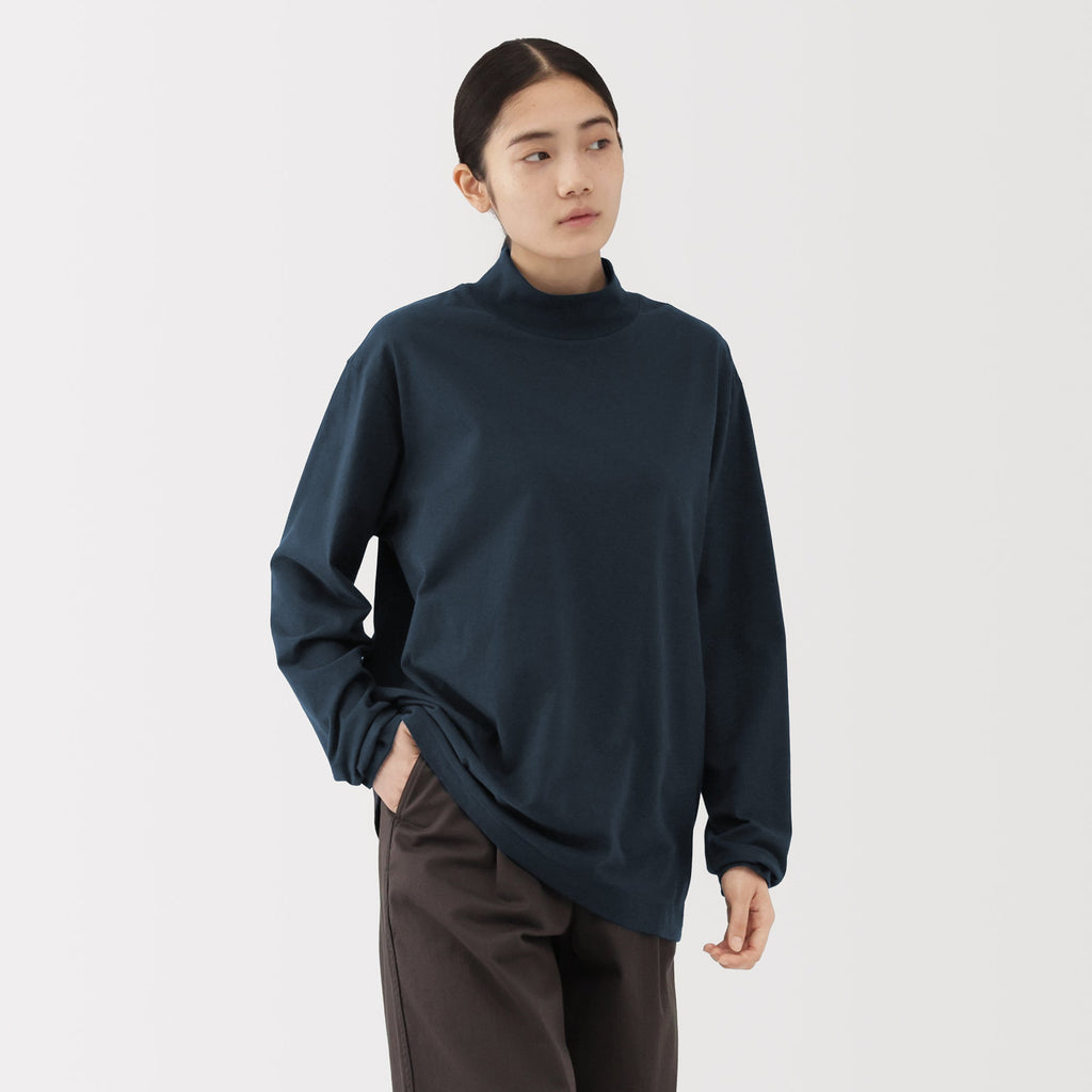 Brushed High Neck T-Shirt