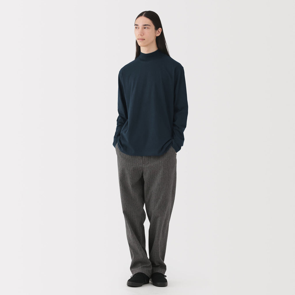 Brushed High Neck T-Shirt