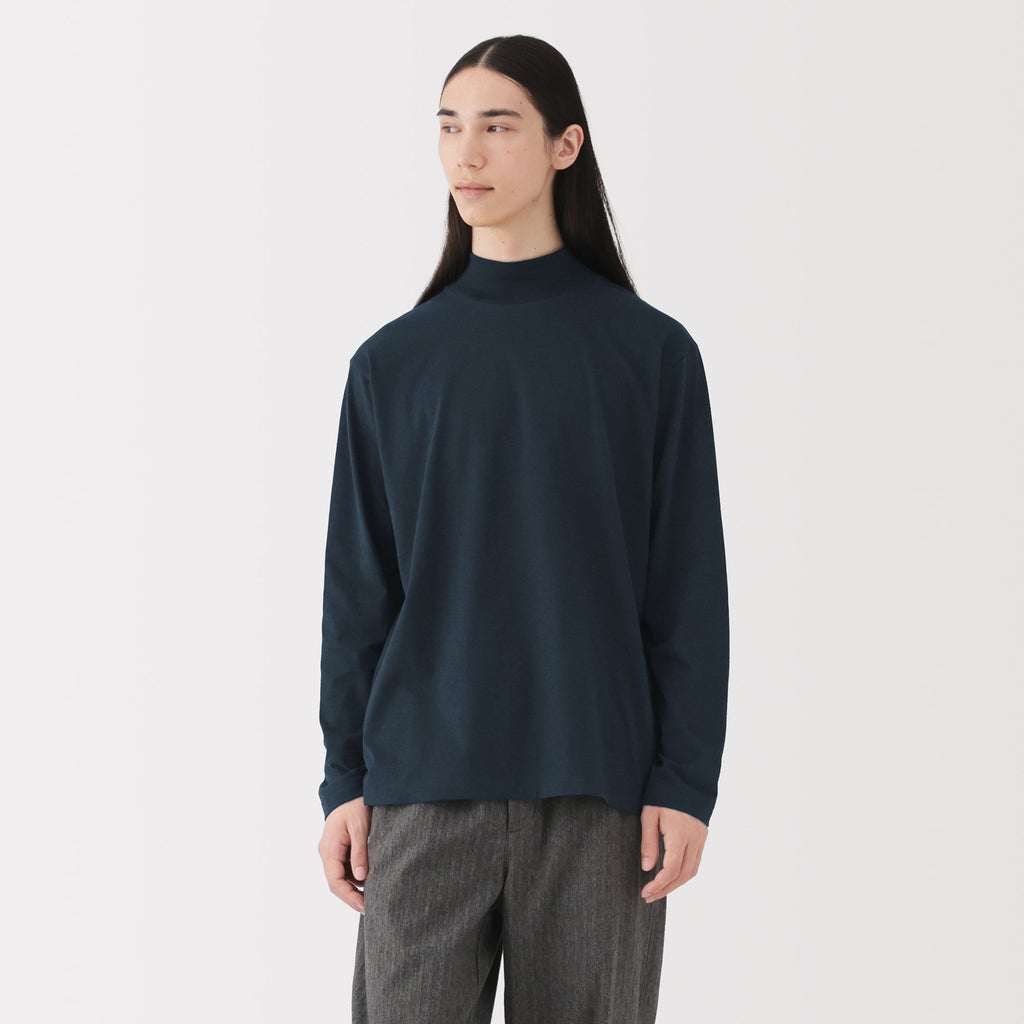 Brushed High Neck T-Shirt