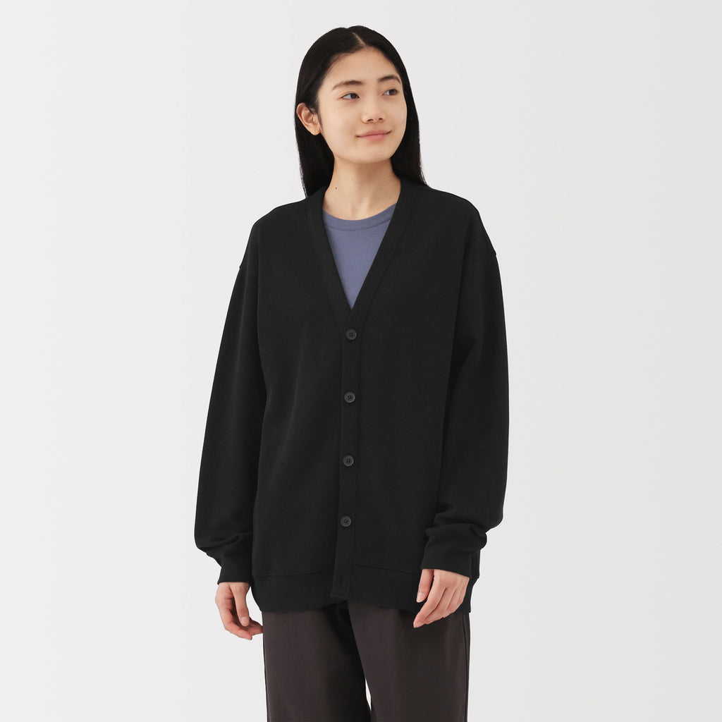 Double Knitted V-Neck Cardigan
