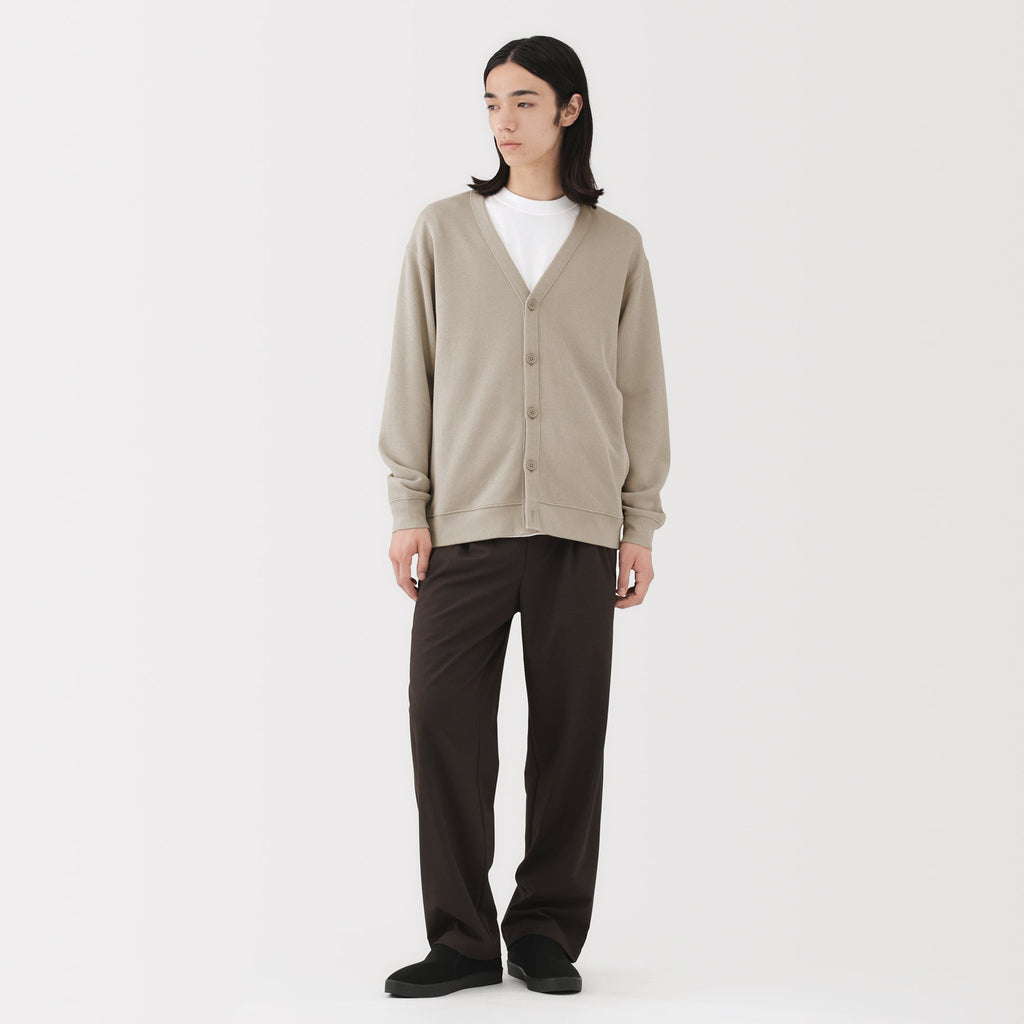 Double Knitted V-Neck Cardigan