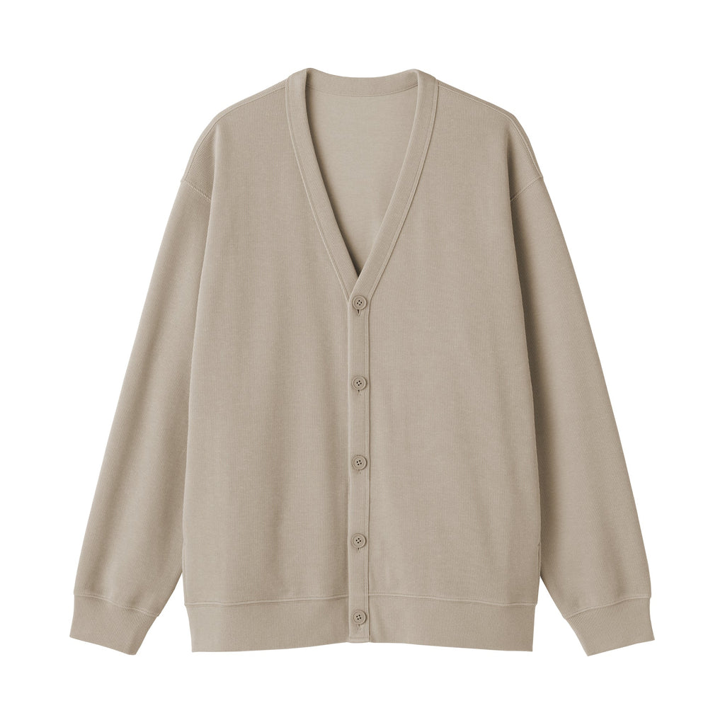 Double Knitted V-Neck Cardigan