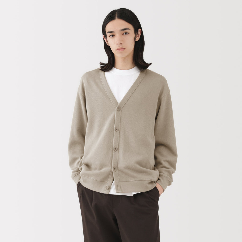 Double Knitted V-Neck Cardigan
