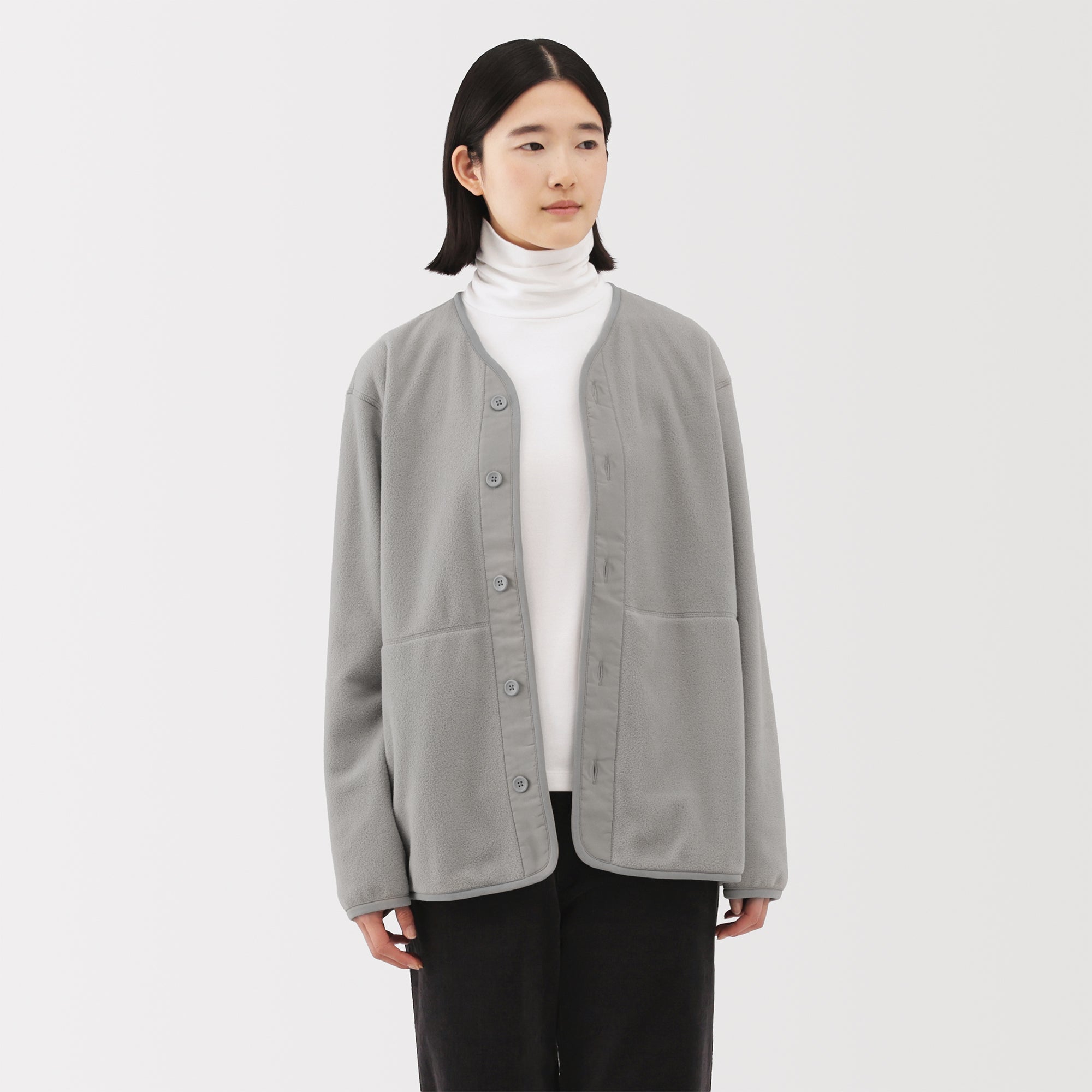 Recyclable Fleece Cardigan