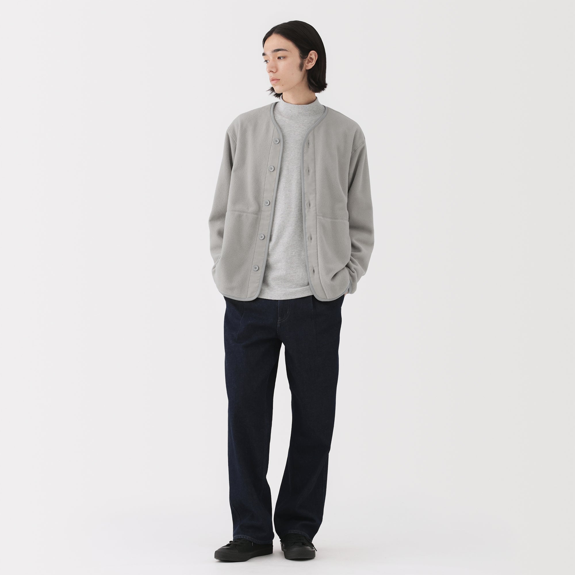Recyclable Fleece Cardigan