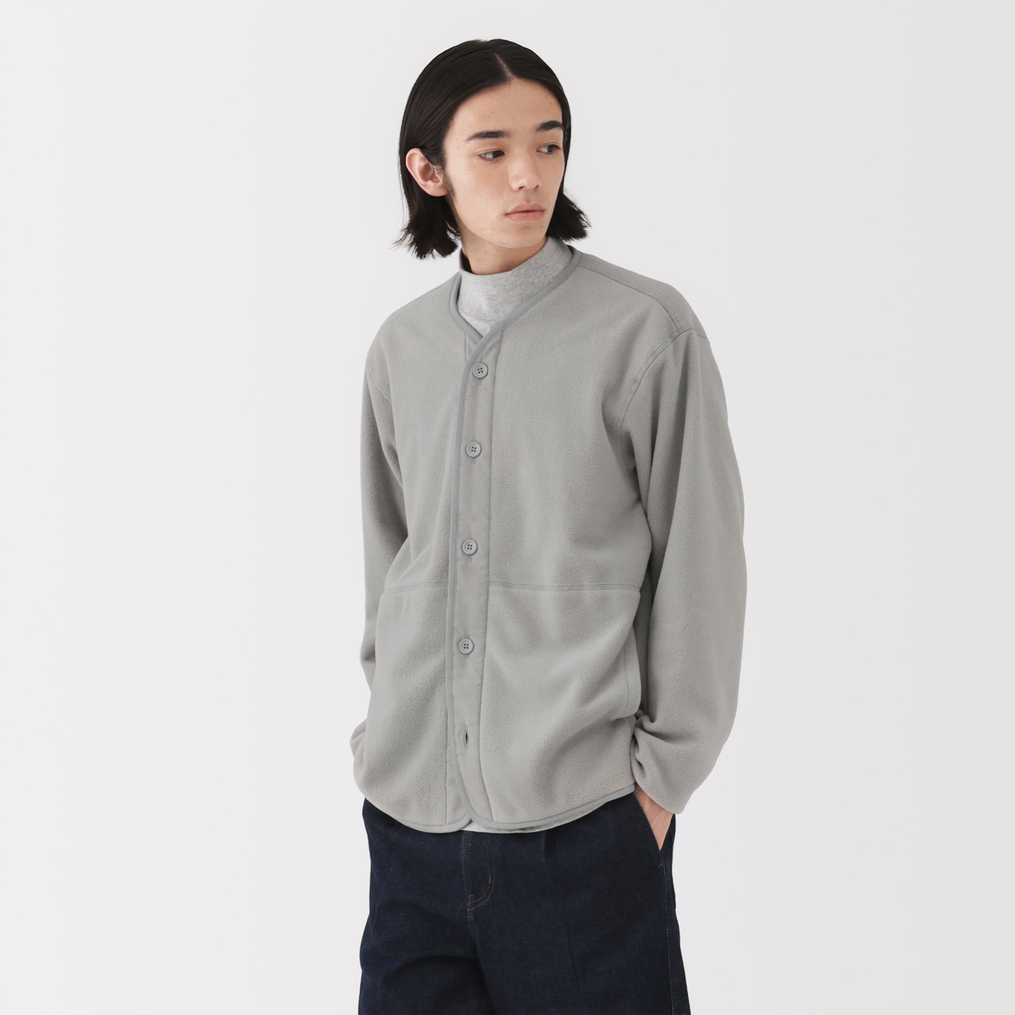 Recyclable Fleece Cardigan