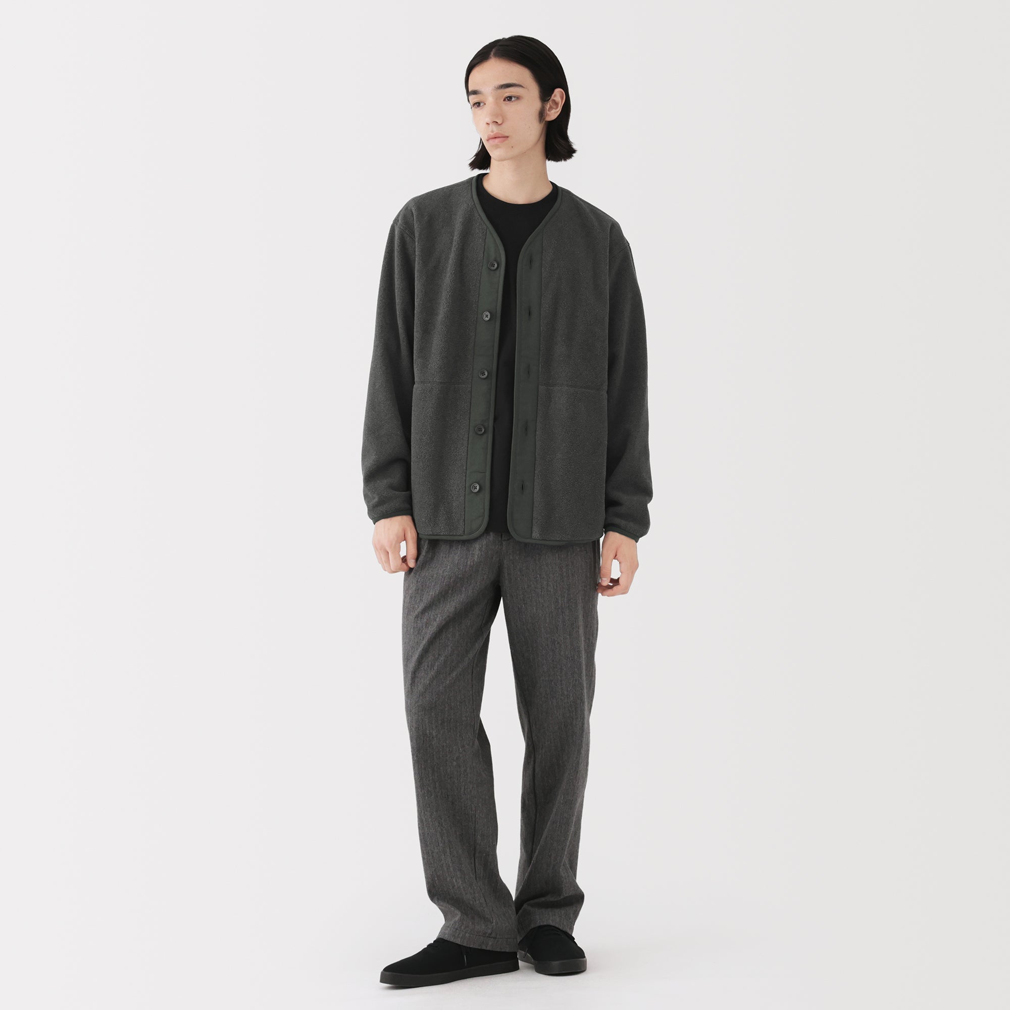 Recyclable Fleece Cardigan