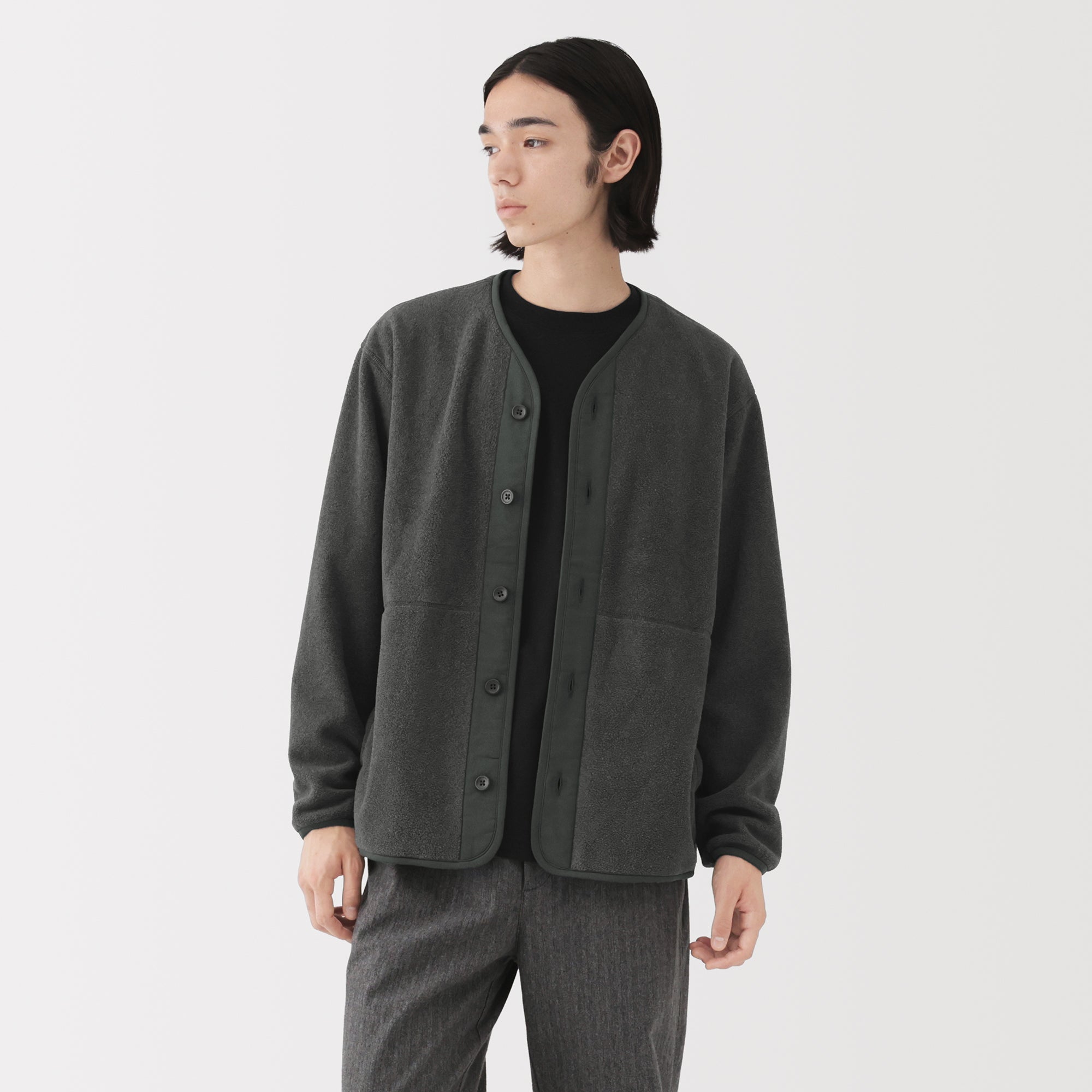 Recyclable Fleece Cardigan