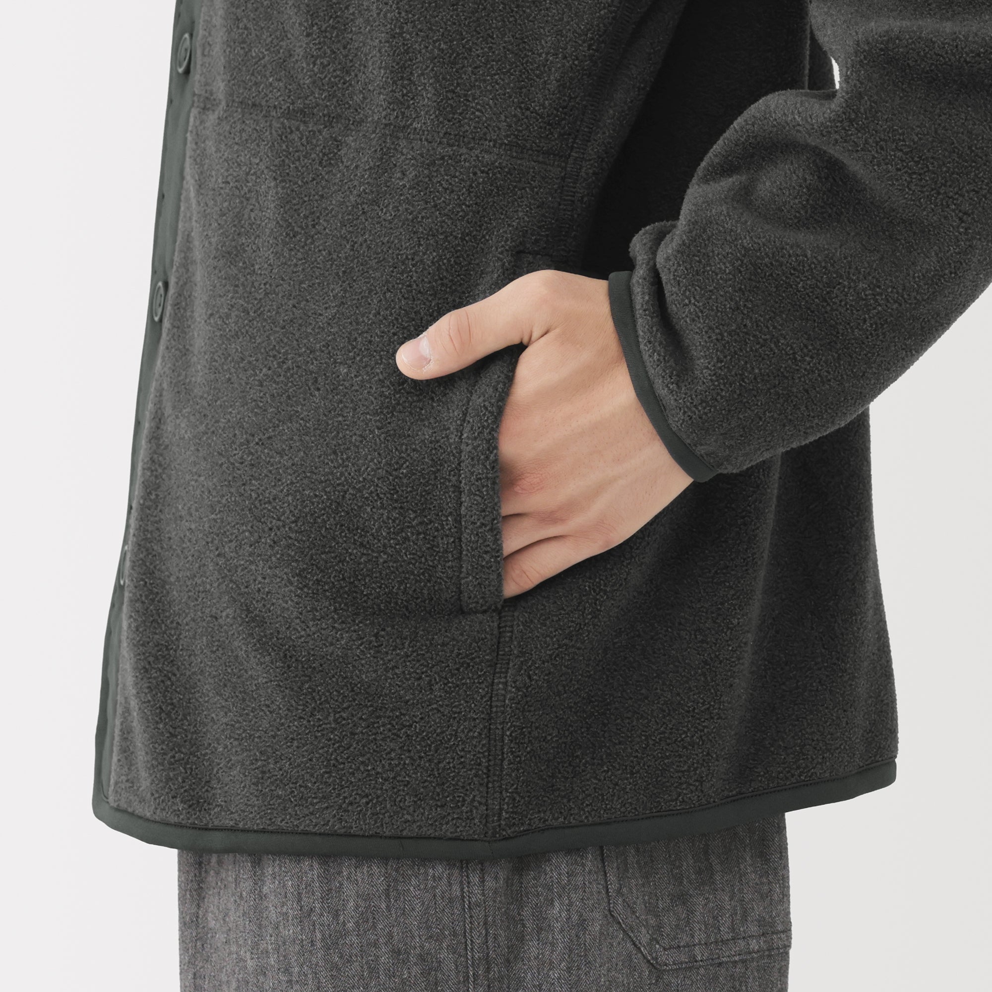 Recyclable Fleece Cardigan