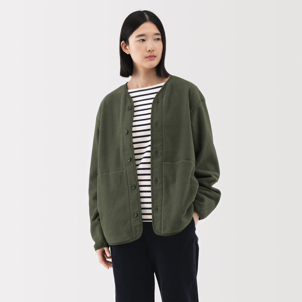Recyclable Fleece Cardigan
