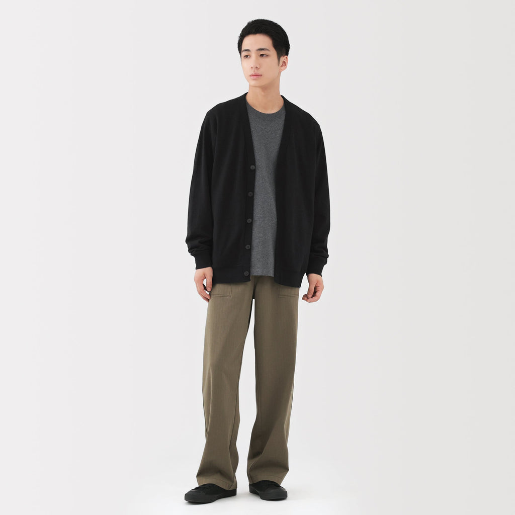 Sweatshirt V-Neck Cardigan