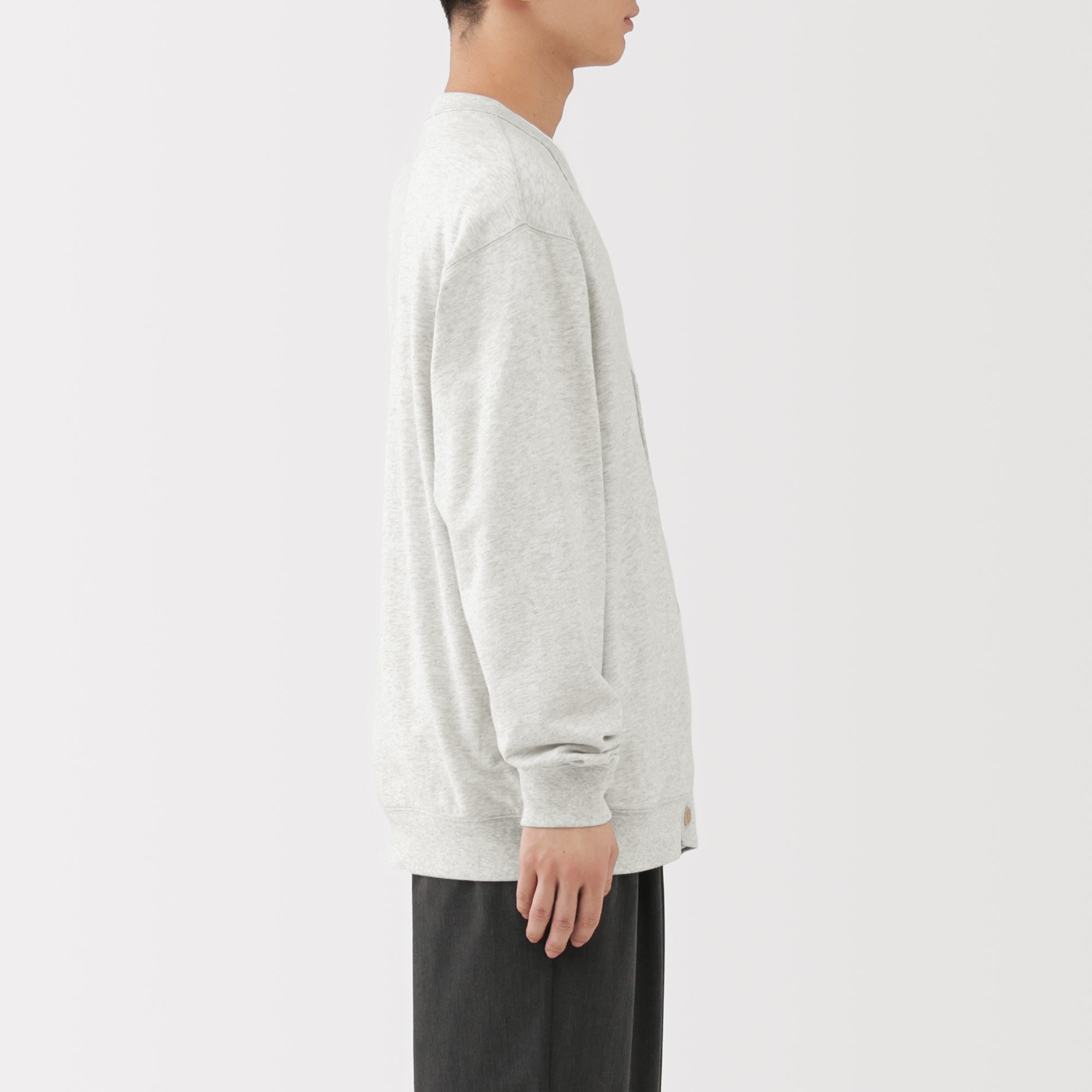 Sweatshirt V-Neck Cardigan