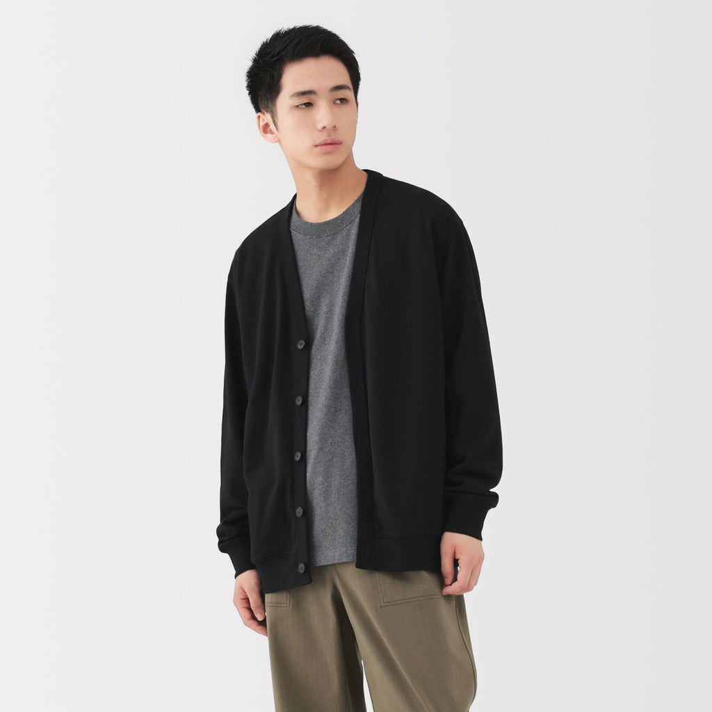 Sweatshirt V-Neck Cardigan
