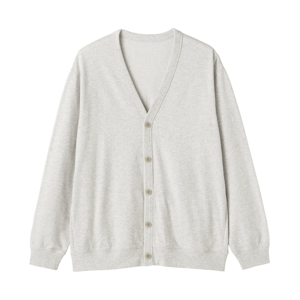 Sweatshirt V-Neck Cardigan
