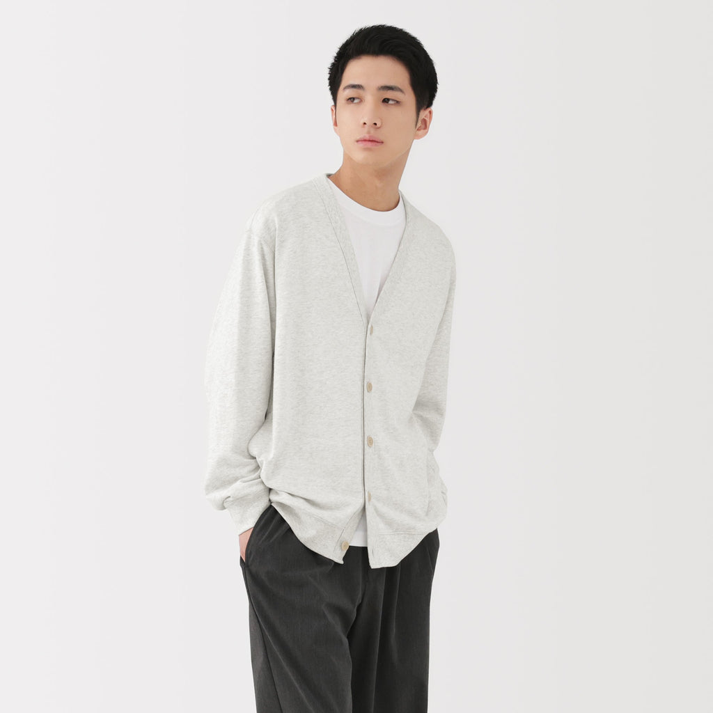 Sweatshirt V-Neck Cardigan