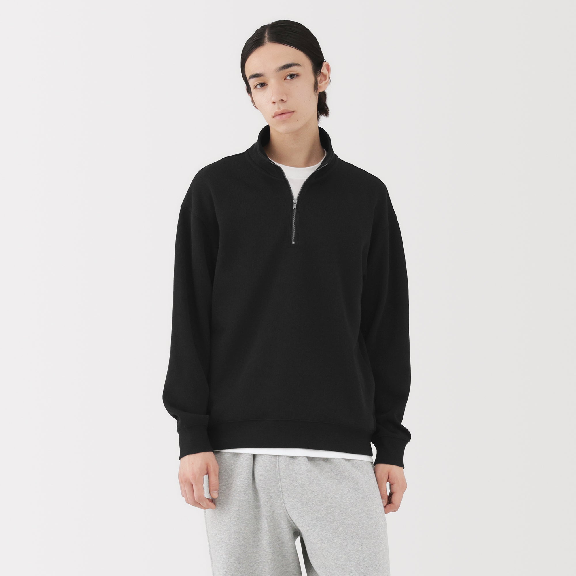 Double Knit Half-Zip Pullover